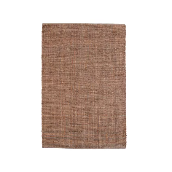 Alfombra rectangular de salón de yute tejida a mano (160 x 230 cm) Yuto Marrón