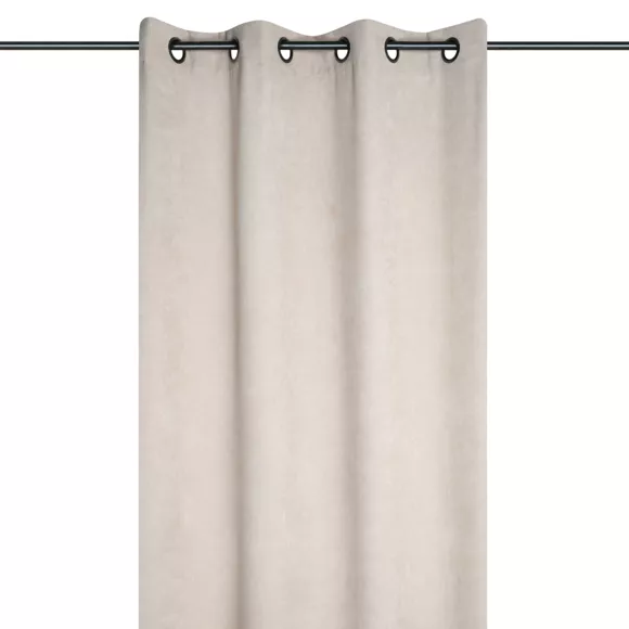 Rideau velours (140 x 260 cm) Dandy Beige