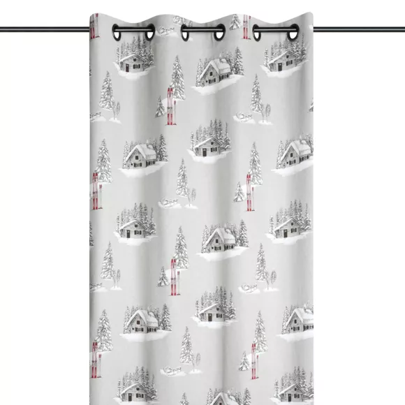 Rideau coton (140 x 260 cm) Houches Ecru