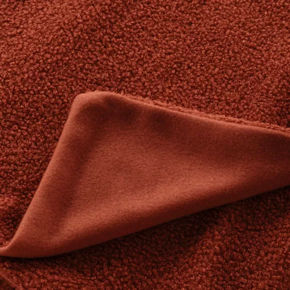 Manta con rizos (125 x 150 cm) Wooly Terracota