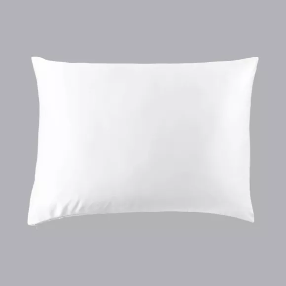 Funda de almohada rectangular de seda de morera (50 x 70 cm) Mizuki Blanco