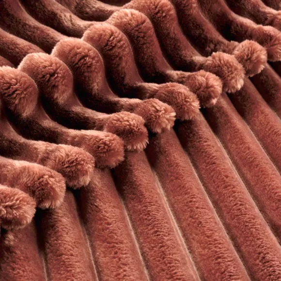 Plaid doux (220 x 240 cm) Dune Terracotta