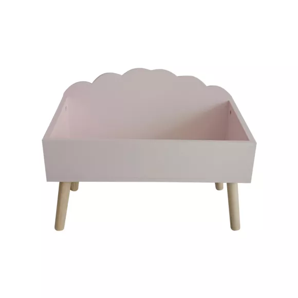 Houten kinderspeelgoedkist (H45 cm) Cloudy Rose