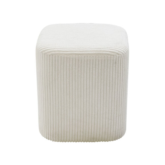 2er Set Samt-Poufs (H 38 cm) Shan Beige