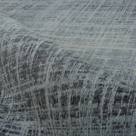 Alfombra rectangular de salón de jacquard (140 x 200 cm) Shiraz Plata