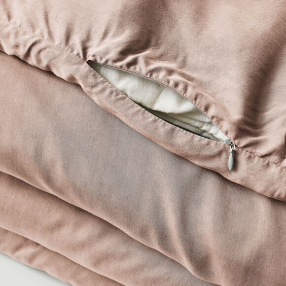 Copripiumino in lyocell Tencel™ lavato (200 x 200 cm) Olivia Rosa blush