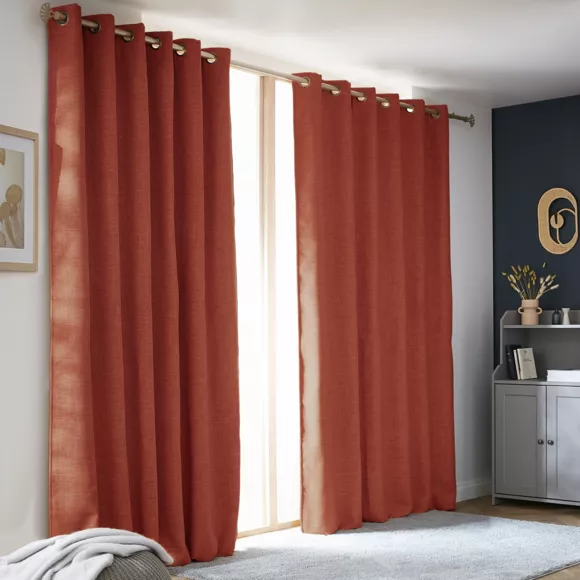 Isolerend verduisteringsgordijn (180 x 260 cm) Alba Terracotta