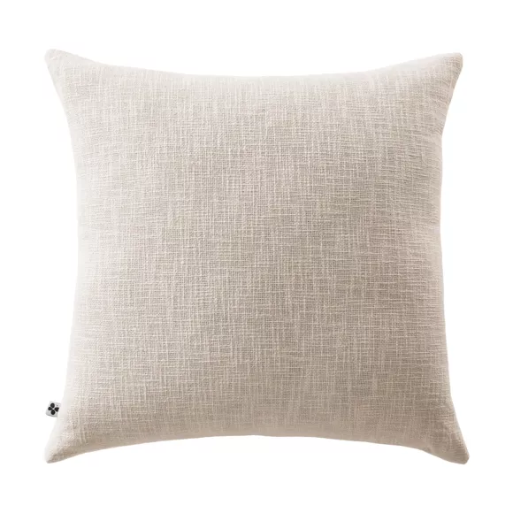 Coussin dŽhoussable 60 x 60 cm Slub SIXTINE Pampa