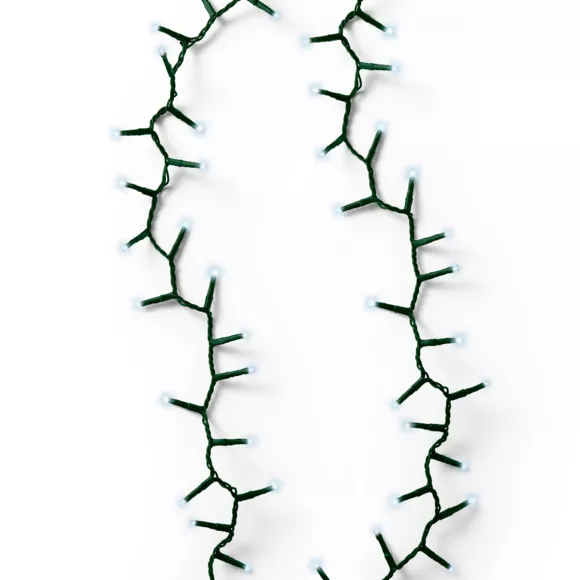 Lichtslinger 60 m 3000 LED groene kabel NewLuxe Koud wit