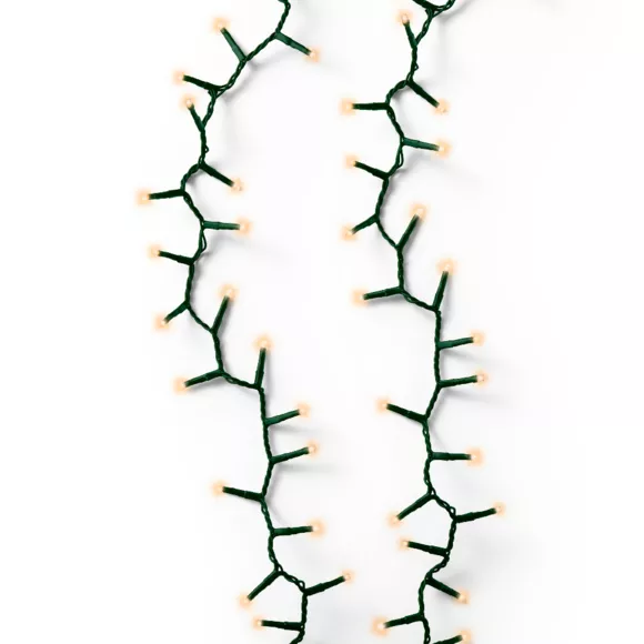 Guirlande lumineuse 60 m 3000 LED câble vert NewLuxe Blanc chaud doré