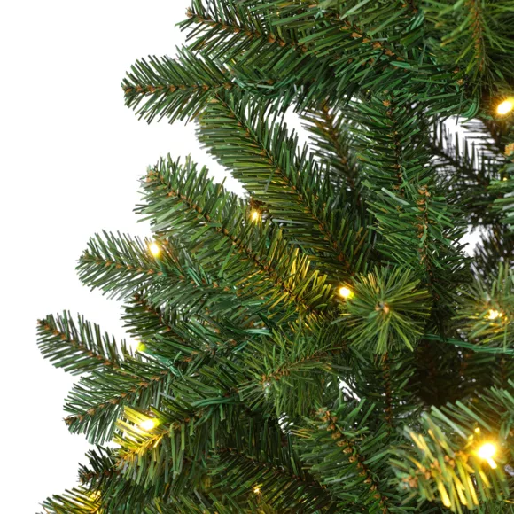 Künstlicher beleuchteter Weihnachtsbaum 320 LED H210 cm King Tannengrün