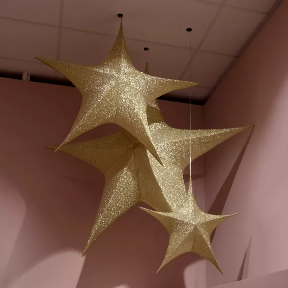 Estrella de Navidad para colgar Laura Oro