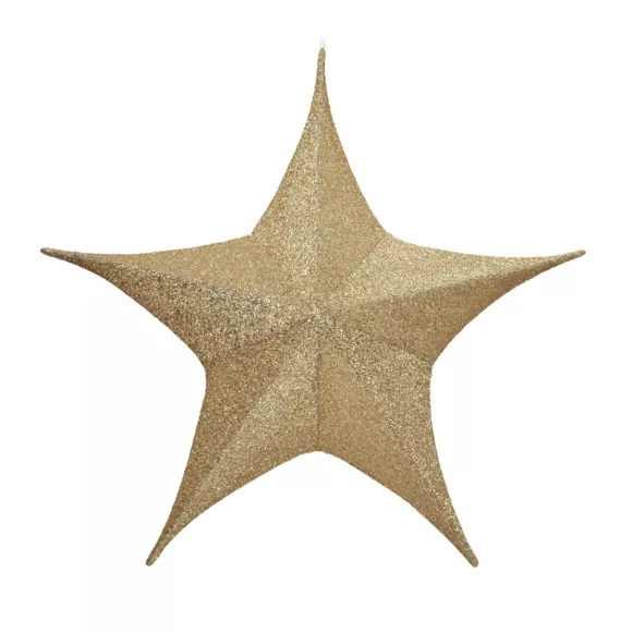 Estrella de Navidad para colgar Laura XL Oro