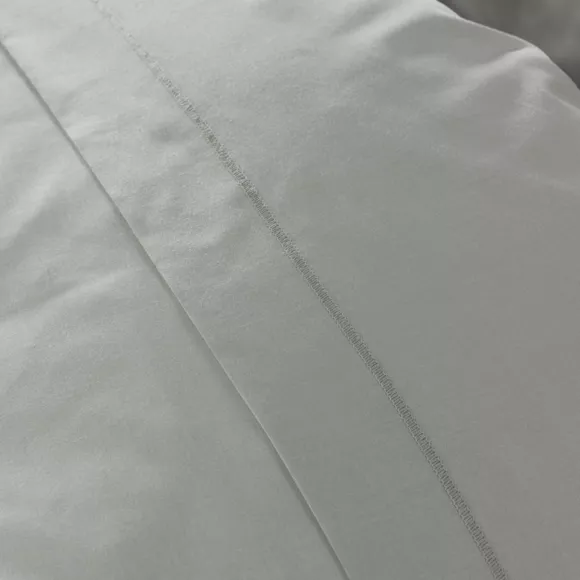Taie d'oreiller carrée percale de coton (65 x 65 cm) Cali Gris clair