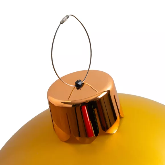 Bola grande de navidad hinchable D65 cm Oro