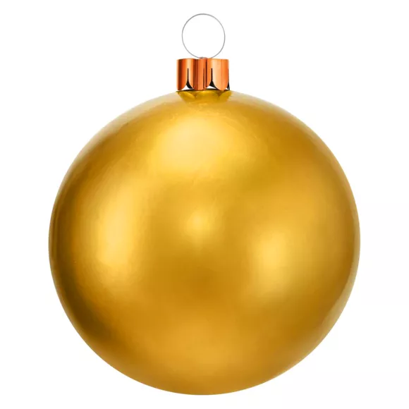 Bola grande de navidad hinchable D45 cm Oro