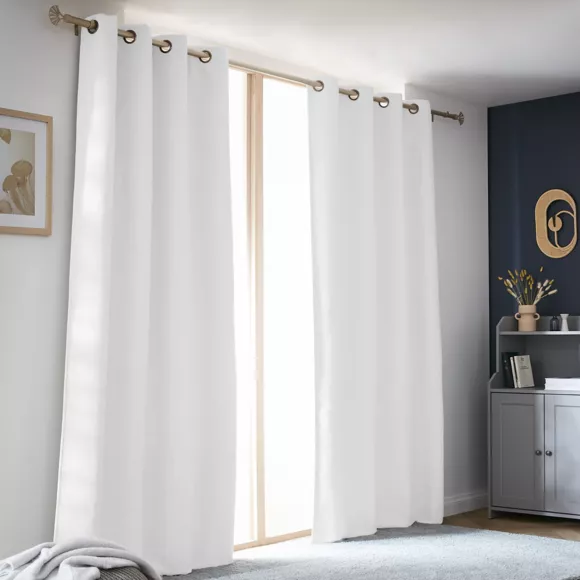 Rideau obscurcissant thermique (140 x 280 cm) Alba Blanc