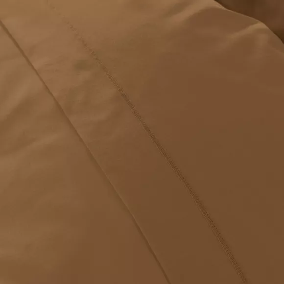Housse de couette percale de coton (240 x 220 cm) Cali Cappuccino