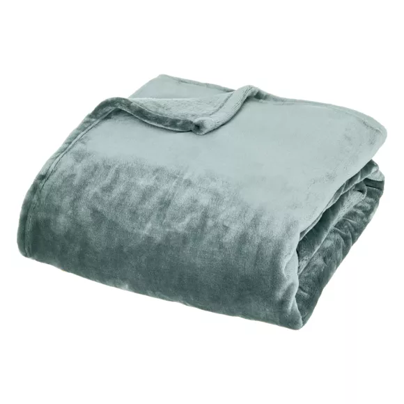 Plaid doux flanelle (130 x 180 cm) Cuddly Bleu