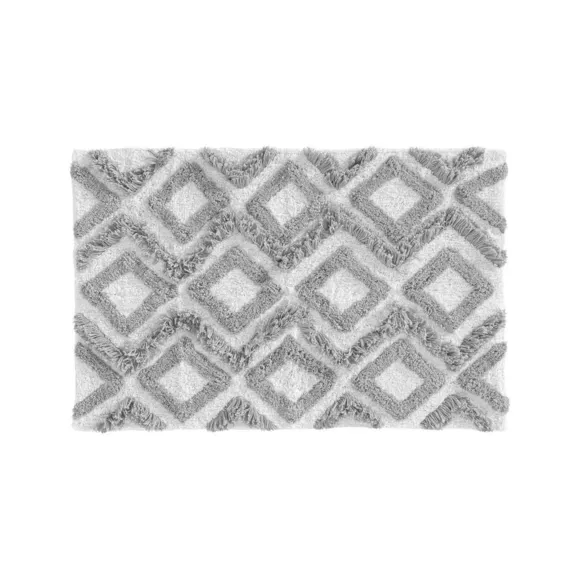 Alfombra  para el baño (80 cm) Ikatis Gris