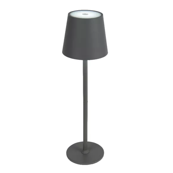 1 LED lampe de table rechargeable extŽrieur dia11-H37cm-56L grey/warm white/cool white BROOKLYN A ASSOCIER AVEC LA BLANCHE ET