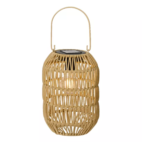 Lanterne de jardin solaire LED (H24,5 cm)Toscane Naturel