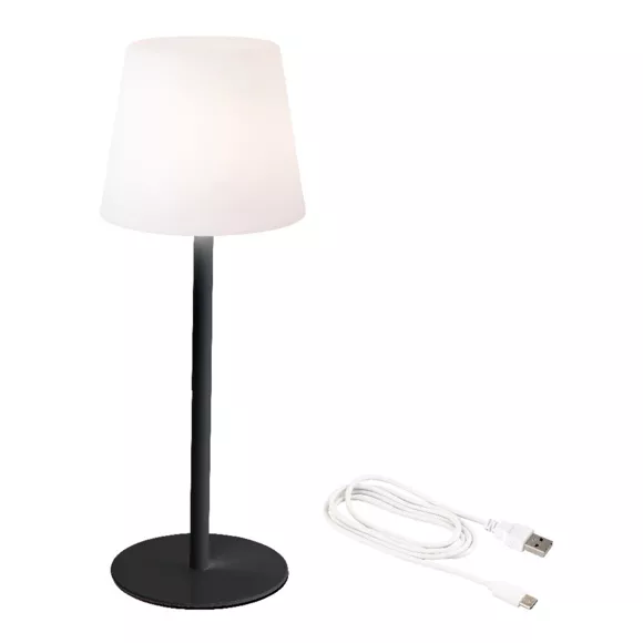 Lampe de table sans fil (H40 cm) Manhattan - Noir