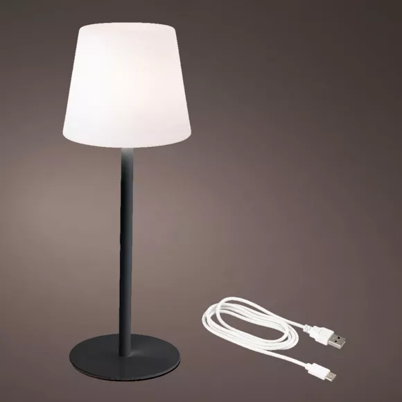 Lampe de table sans fil (H40 cm) Manhattan - Noir