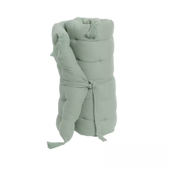 Matelas de sol gaze de coton (60 x 120 cm) Gaïa Vert eucalyptus