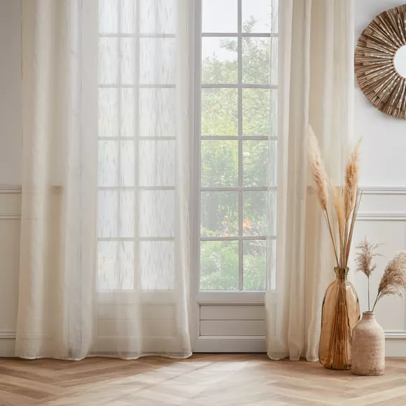 Visillo con cinta fruncidora (140 x 240 cm) Raphaël Beige