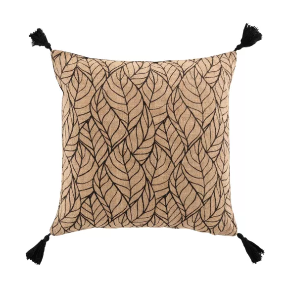 Coussin carré (40 cm) Kalinda Noir 2