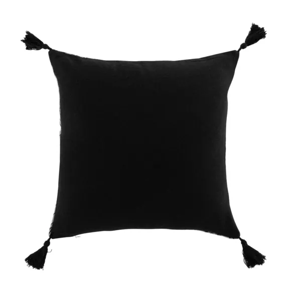 Coussin carré (40 cm) Kalinda Noir 3