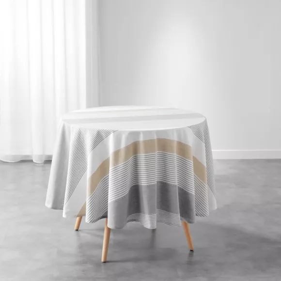 Nappe Ronde (¯ 180 cm) Iliade, Coton & Polyester TissŽ