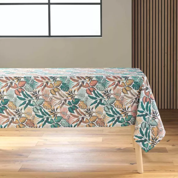 Nappe Rectangle (145 x 240 cm) Stylis Jaune, Polyester ImprimŽ