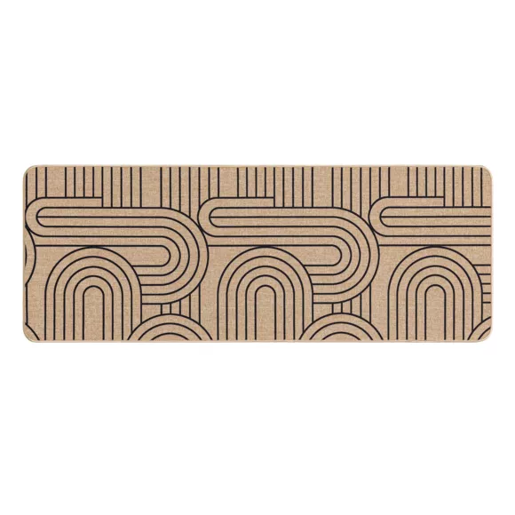 Tapis Rectangle (45 x 120 cm) Modul Noir, TissŽ ImprimŽ