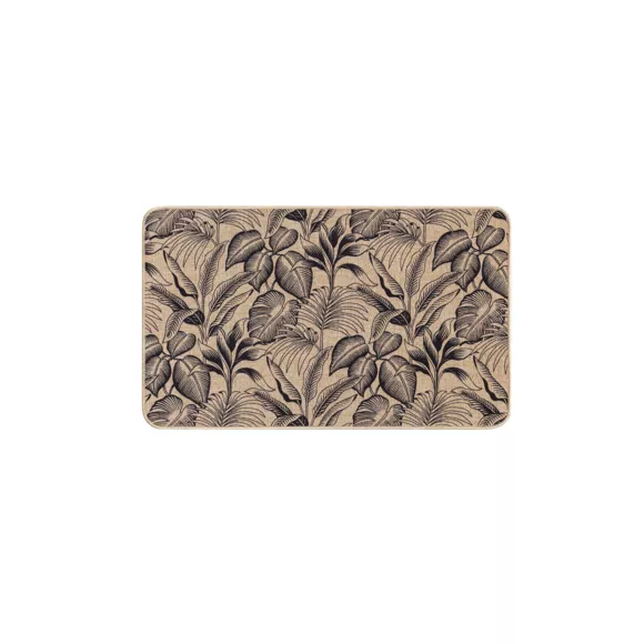 Tapis Rectangle (45 x 75 cm) Stylis Noir, TissŽ ImprimŽ