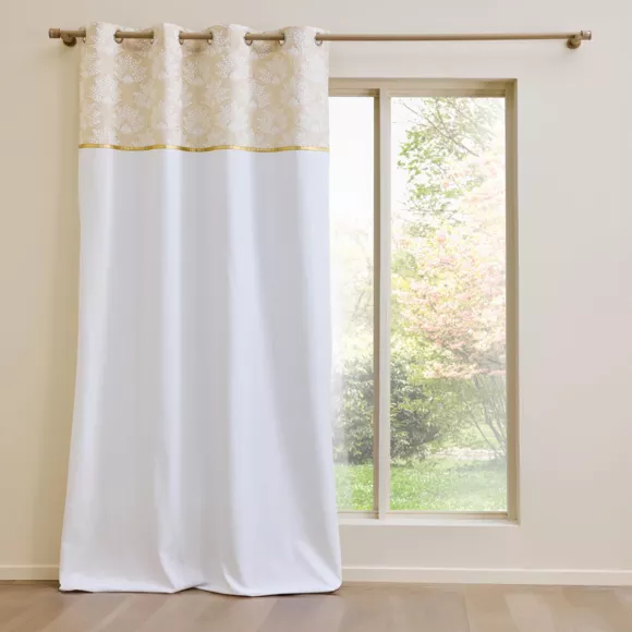 Cortina polialgodón (140 x 240 cm) Majestia Beige