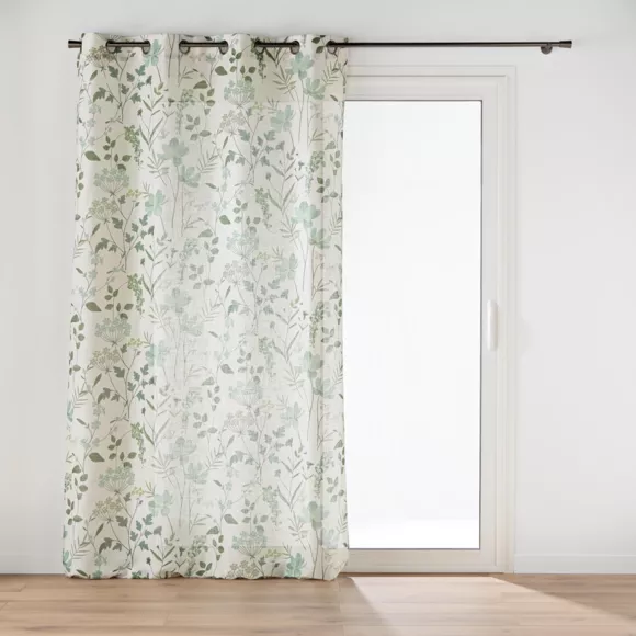 Rideau ˆ Oeillets (140 x 260 cm) Palmiflore, Polyester & Lin