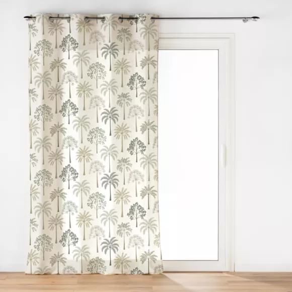 Visillo con ojales (140 x 240 cm) Palmea Verde