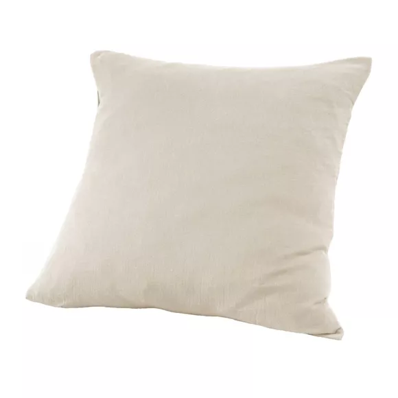 Kussensloop vierkant katoengaas (60 cm) Gaïa Beige 3