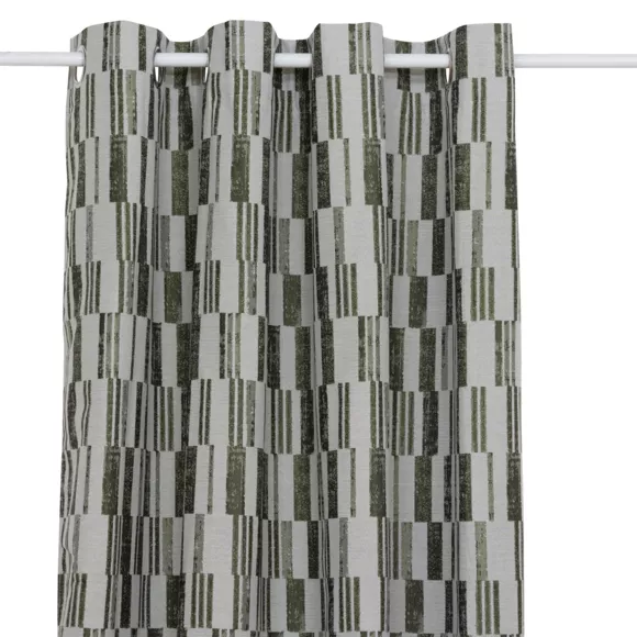Cortina tejida (140 x 260 cm) Leyna Verde caqui