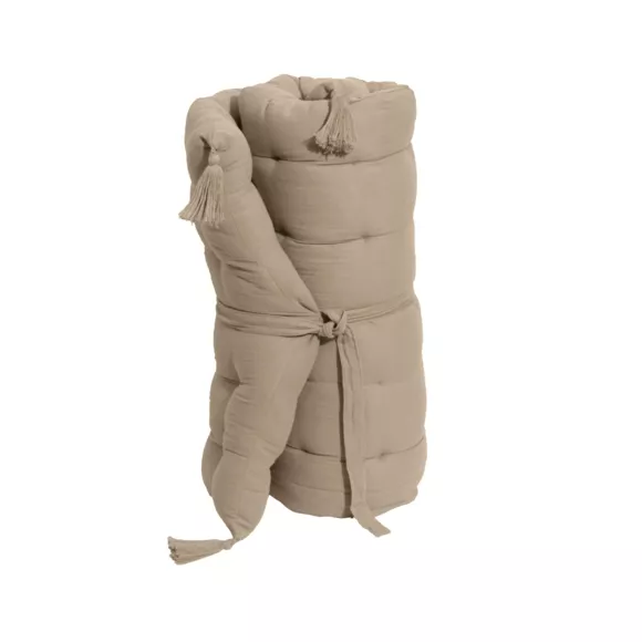 Colchoneta de suelo de gasa de algodón (60 x 120 cm) Gaïa Marrón cuerda