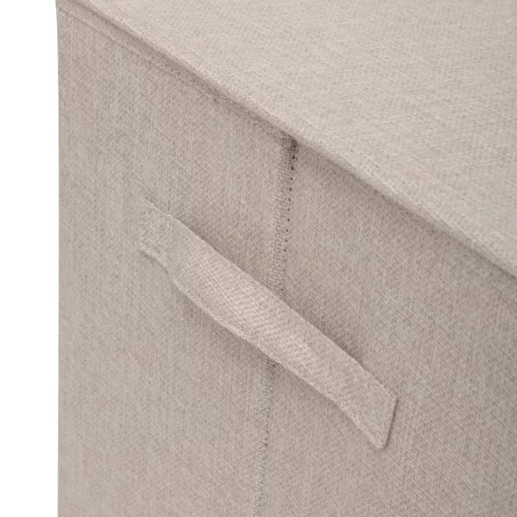 Wasmand met scheidingswand (H60 cm) Kleuren Beige