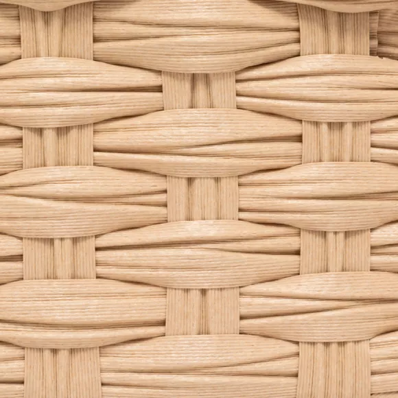 3er Set Aufbewahrungskörbe geflochten hoch (30 x 21 cm) Garlic Beige