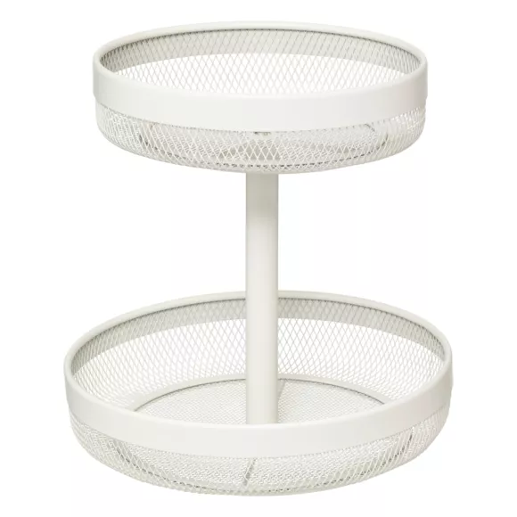 Metalen fruitmand (H31 cm) Mayaj Beige