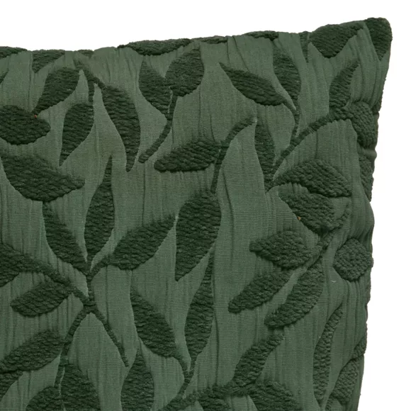 Cojín cuadrado de gasa de algodón (50 x 50 cm) Letho Verde tilo