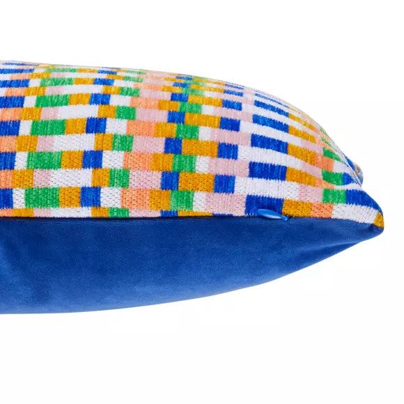 Cojín rectangular bordado (30 x 50 cm) Disso Multicolor