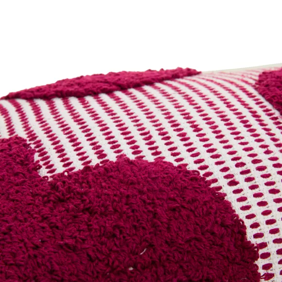 Cojín rectangular algodón (38 x 58 cm) Poppy Morado