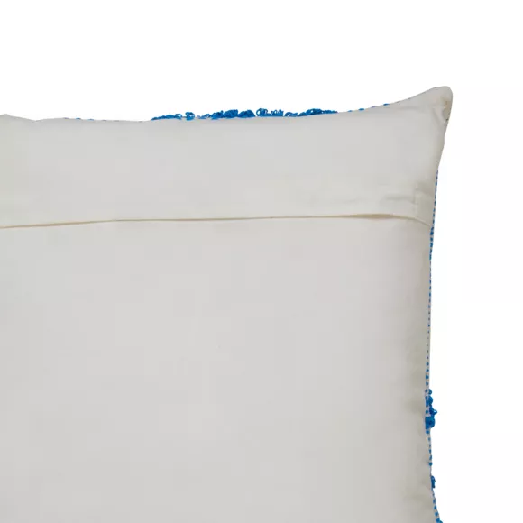COUSS COT TUFT POPPY BL 50X50 L. 50 x P. 10 x H. 50 cm