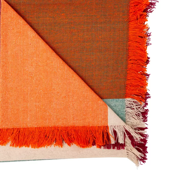 Katoenen sprei (130 x 180 cm) Madras Veelkleurig